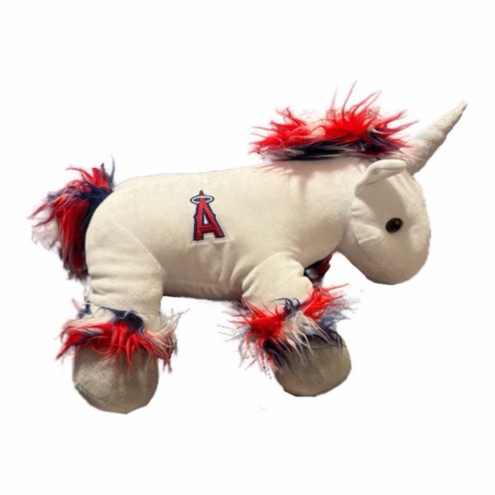 BNWT Anaheim•Los Angeles Angels Unicorn Plush FOCO Forever Collectable 13" - Picture 1 of 8